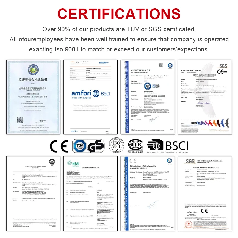 Factory directly sell garden gasoline 43cc grass cutter machine Brush Cutter