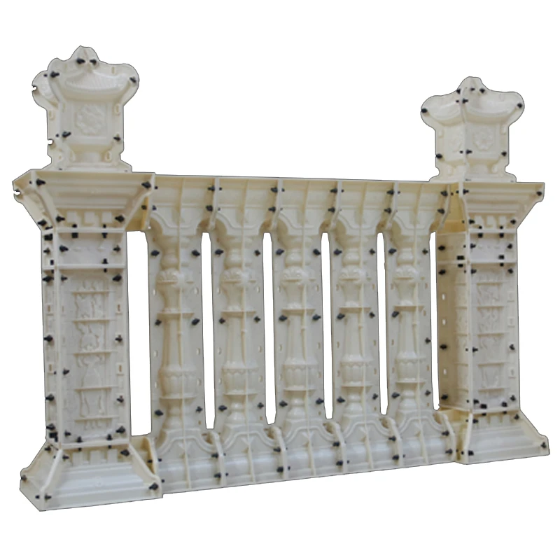 Casting in place height 92cm concrete railing mold for balcony fence