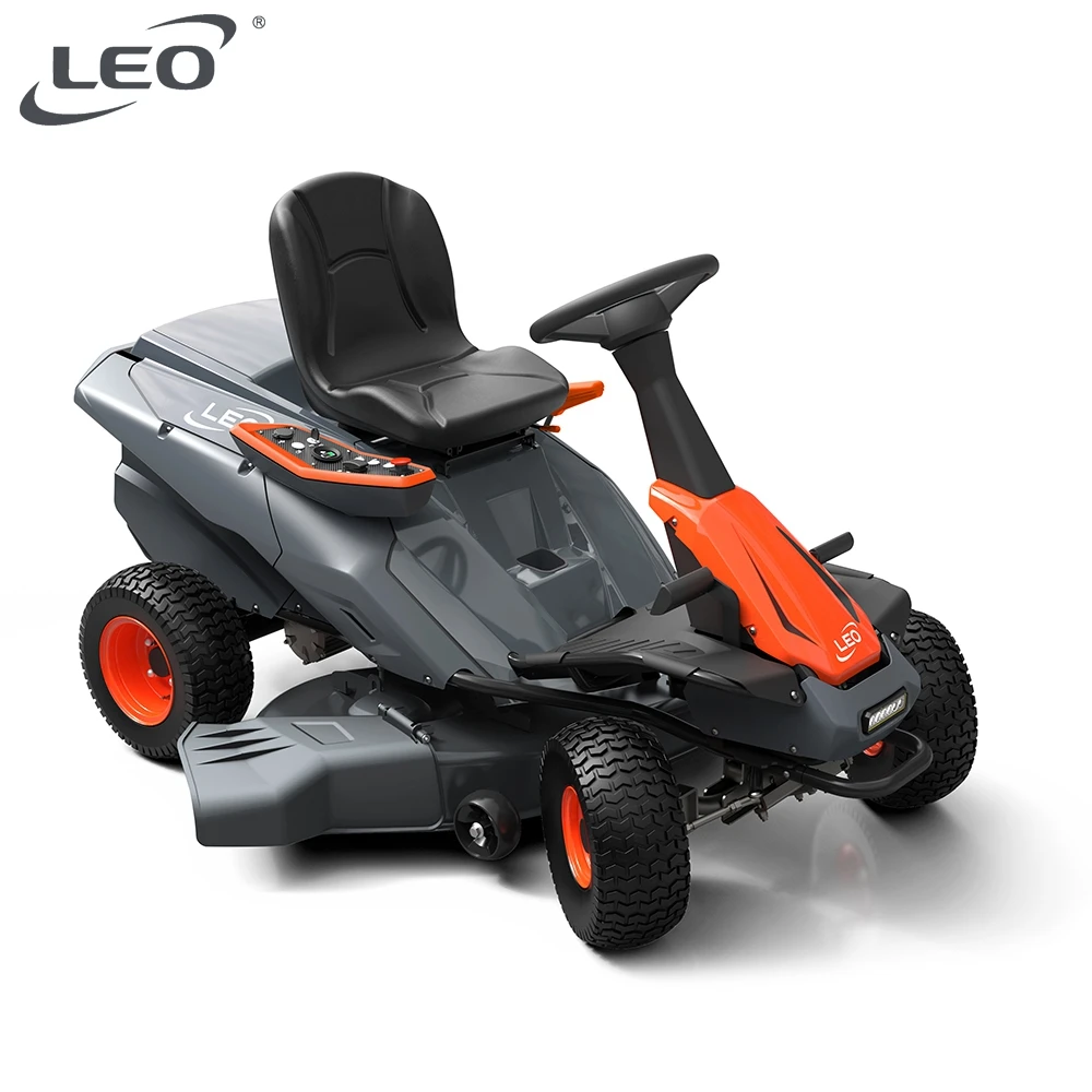 LEO LRM42Li Wholesale Lithium-ion 40V.8.0AH electric ride on lawnmowers riding mower
