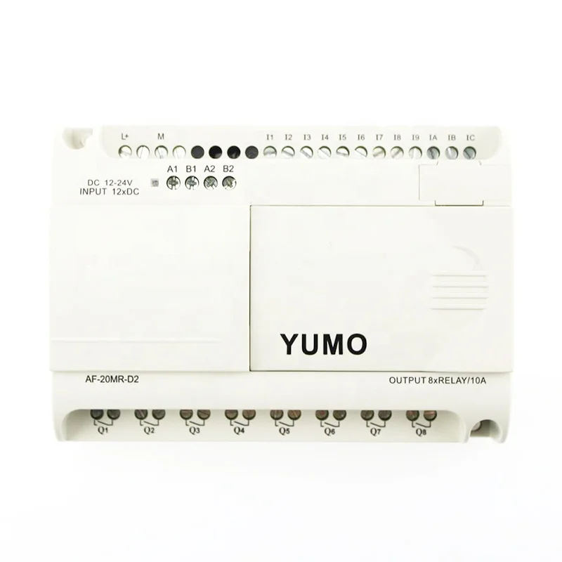 ЮМО PLC AF-20MR-D2 источник питания постоянного тока 12 точек касания вход (аналоговый) 8 баллов релейный выход мини Кондиционер plc контроллер