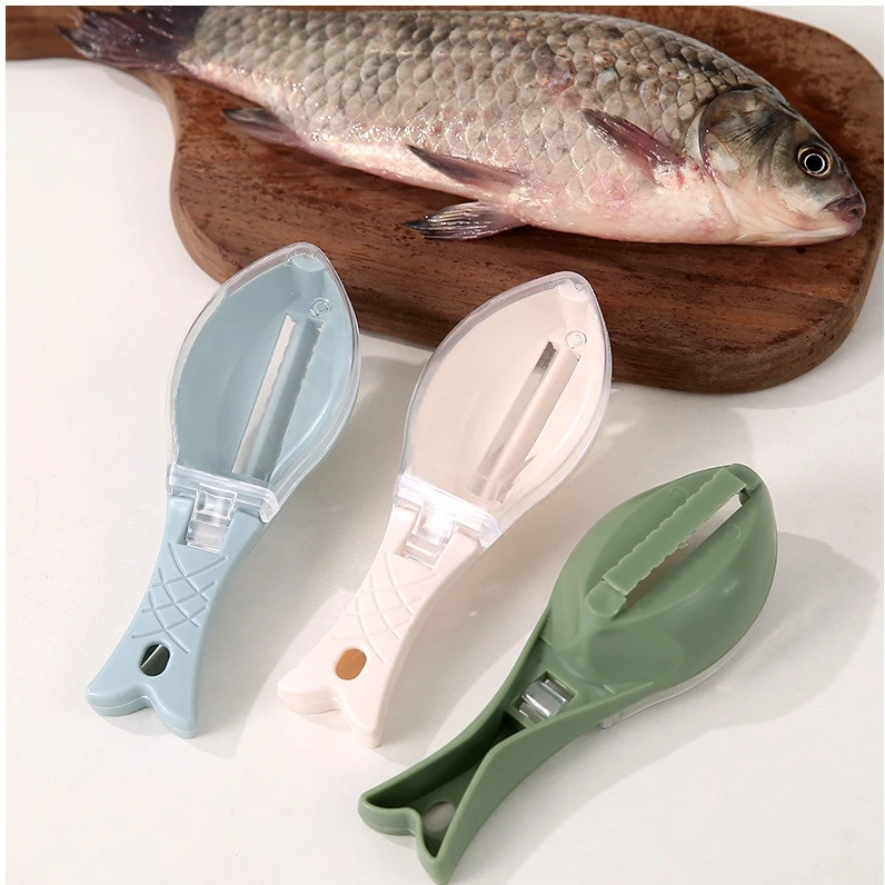 Kitchen with lid scraper, fish scale scraper, hand kitchen supplies