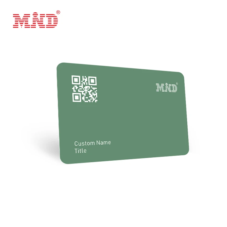 Custom Plastic RFID Business Card Memory Smart Digital Pvc Nfc Business Card With Logo