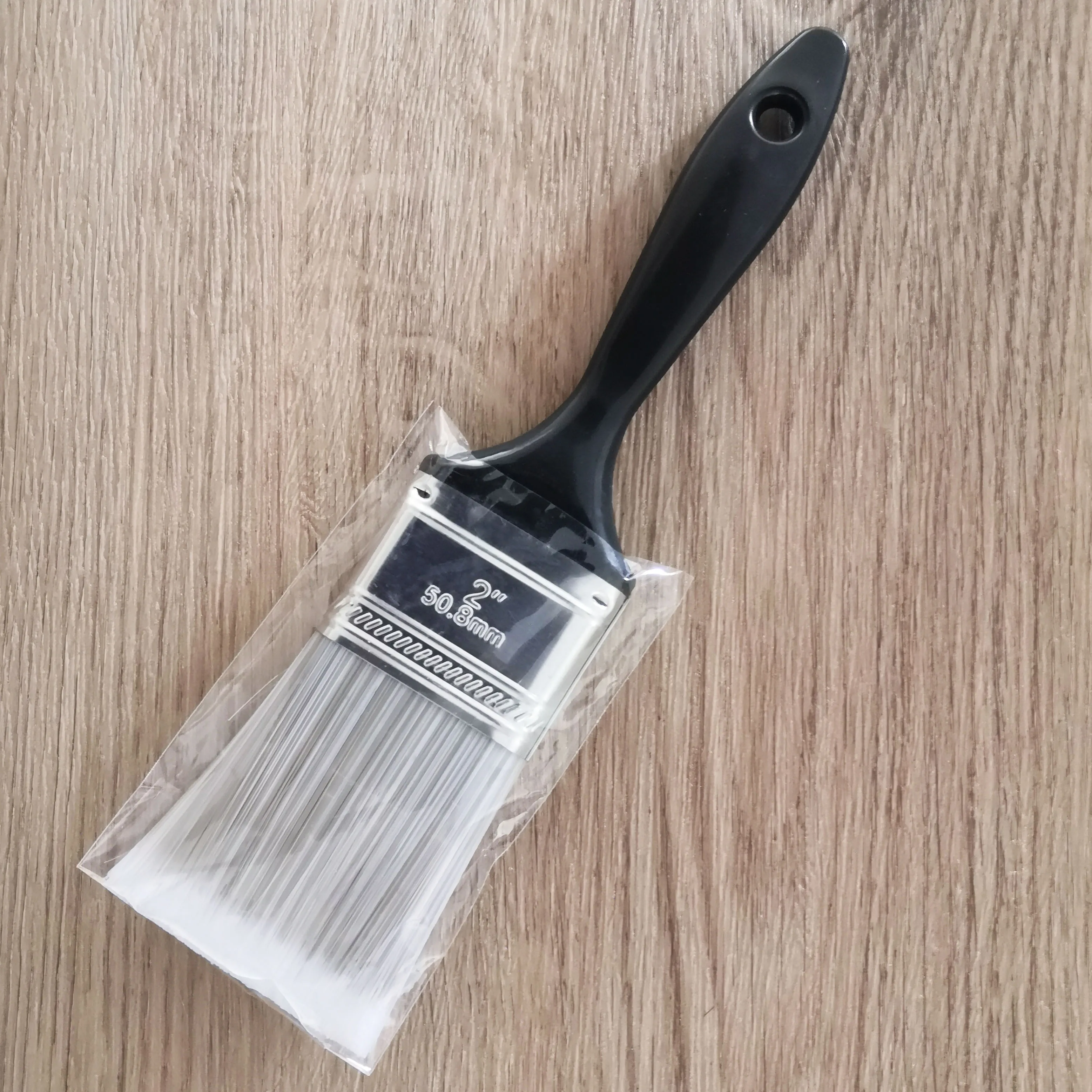 High quality super value PET filament 2inch plastic handle flat sash paint brush