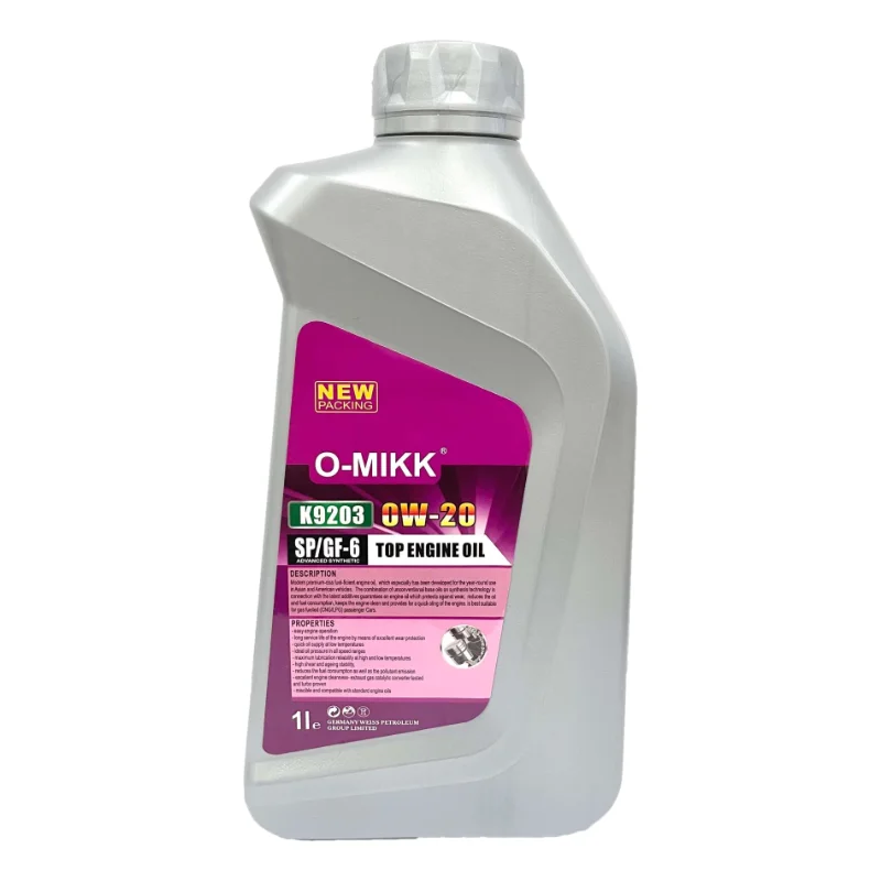 1L 0W20 High Quality and Performance lubricant oil anti-wear and rust mineral multigrade oil engine