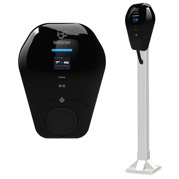 Умная напольная зарядная станция 16 А Тип 2 wallbox 11 кВт 4G wifi 7 ev ocpp 1.6j электрическое автомобильное зарядное