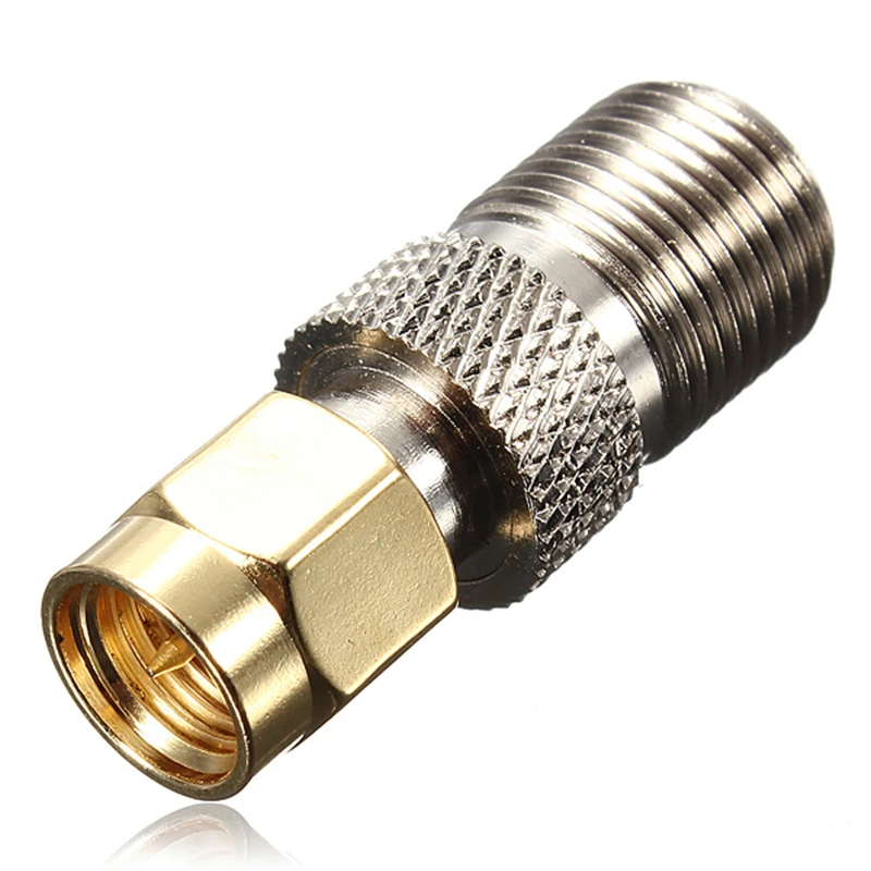 
RF Coaxial Coax Adapter SMA Male to F Female Connector  (62486479492)
