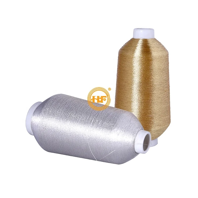MS type  pure silver and pure gold metallic yarn