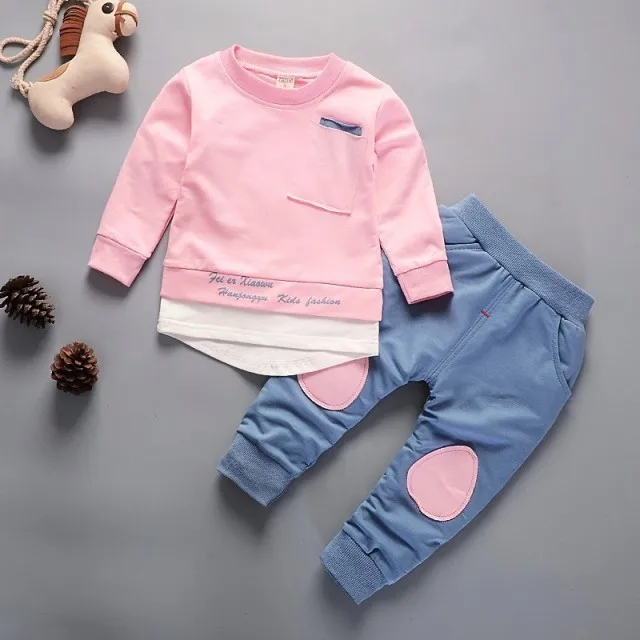 Factory wholesale kids wear fall sport suit for boy girls clothing fashion tracksuit for kids children