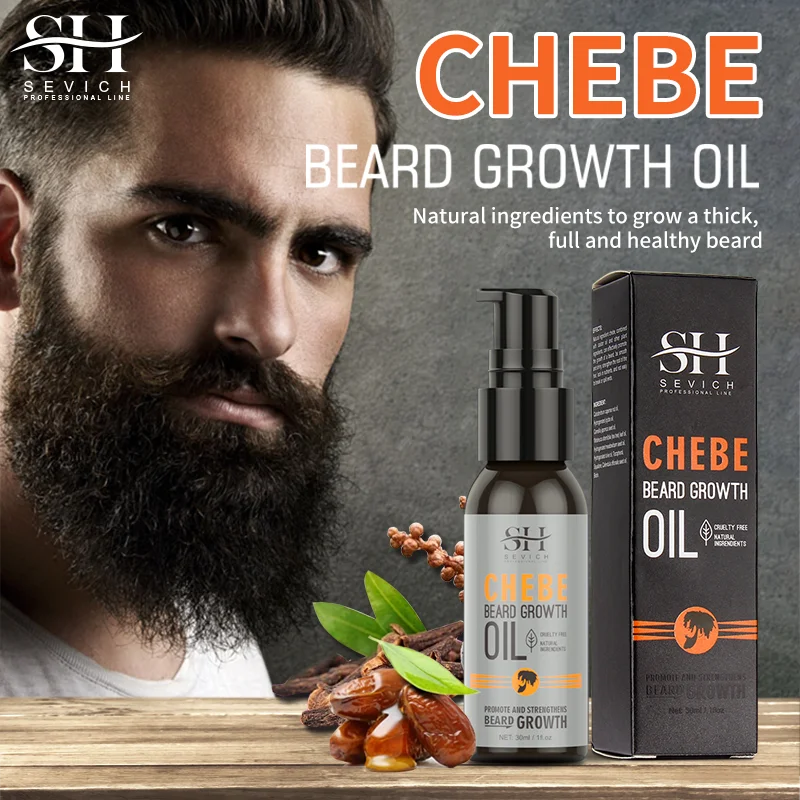 30ml Hair Beard Fast Growth Serum Men Beard Nourishing Essential Oils Follicles Promote Nutrients Mustache  Care