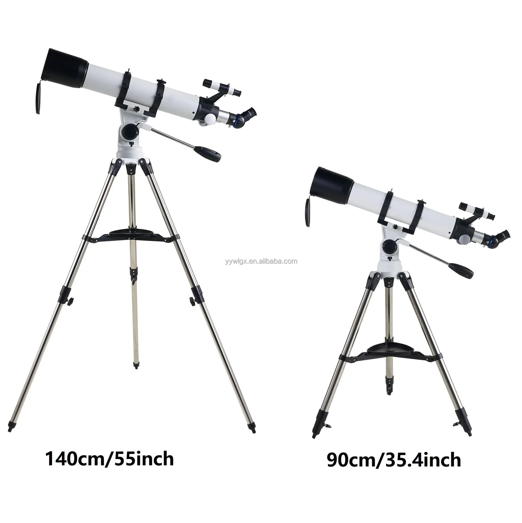 Astronomical telescope 90700 Portable Travel Telescope with Phone Adapter Powerful AZ-Mount Telescope with Tripod