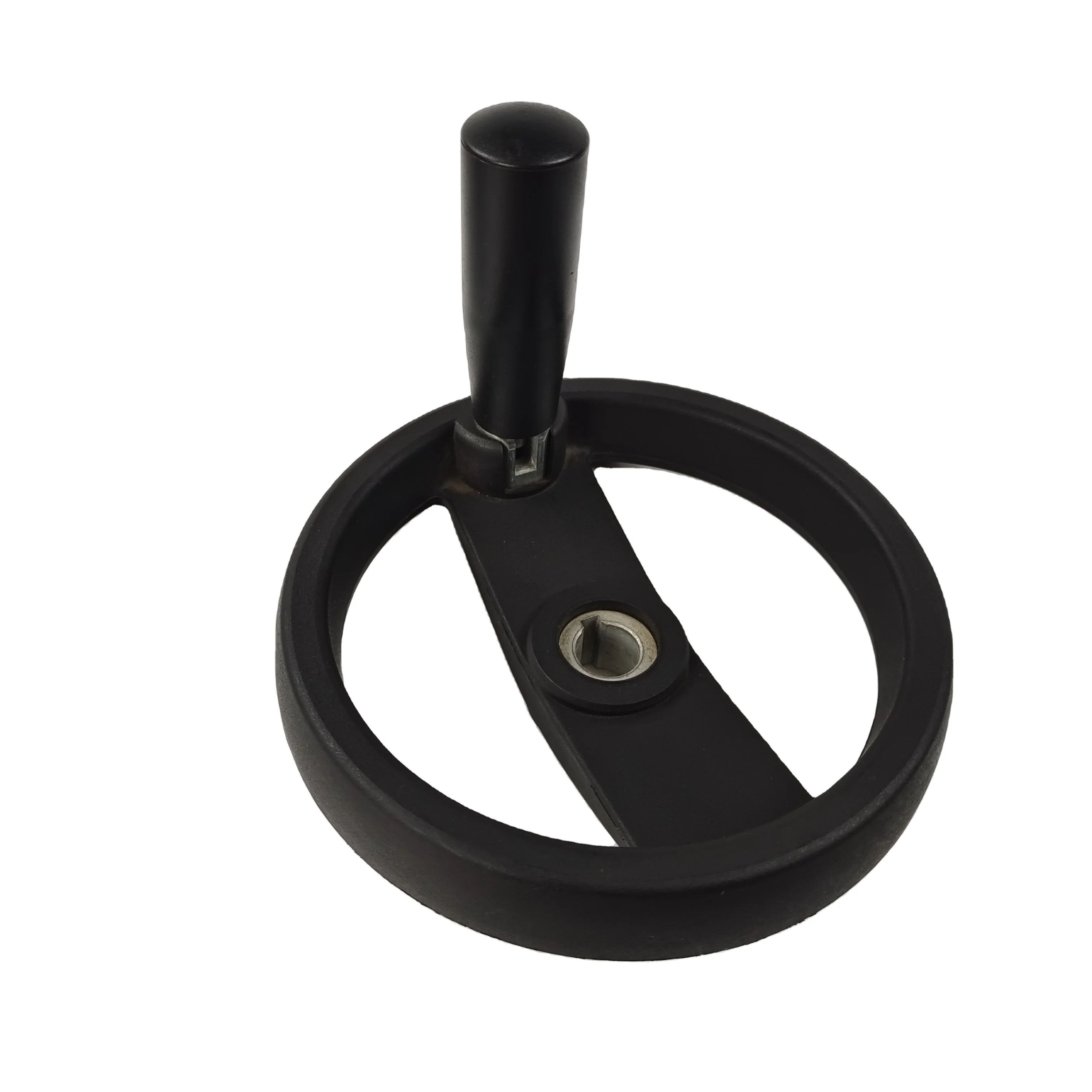 160mm Spoked Control Handwheel with Folding Revolving Handle