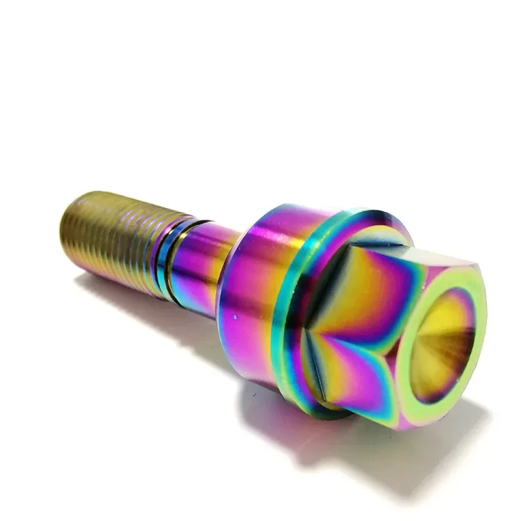Wheel Nut Wholesale Wheels Hub Bolts M12 X1.5 M14x1.5 Racing Tyre Lock Color Anti Theft Titanium Spike Wheel Lug Nut