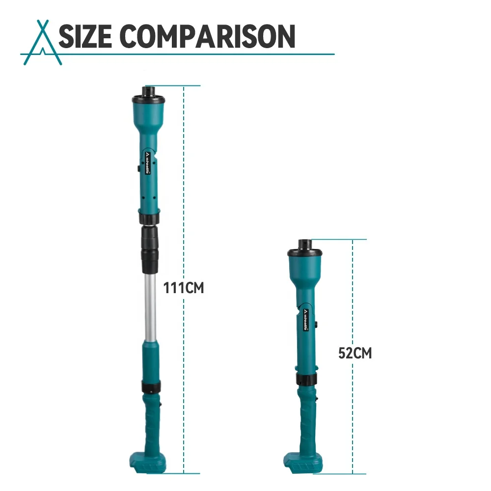 Wireelife 2400RPM Electric Spin Scrubber 8IN1 Electric Cleaning Brush Extension Handle Cleaning Tool