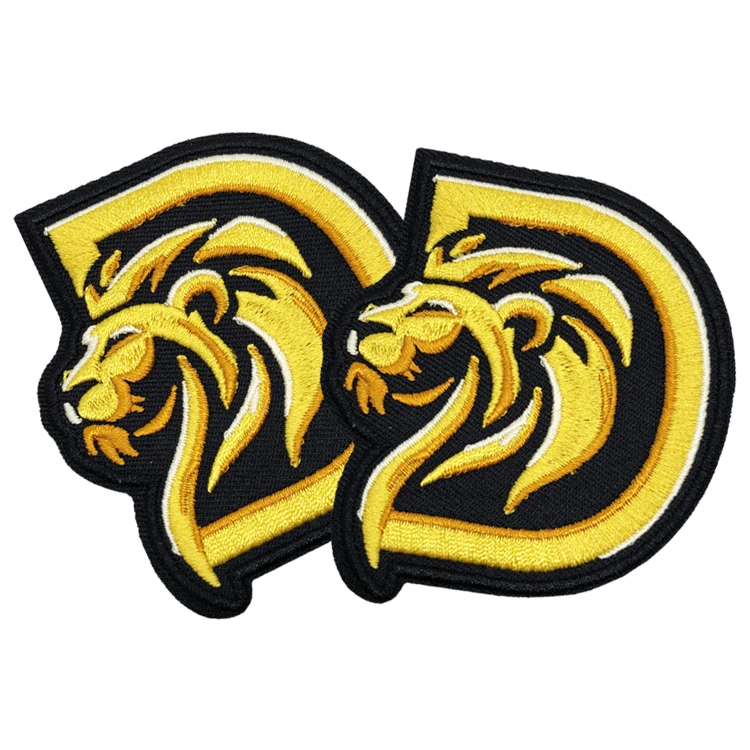 Custom Iron Patch Embroidery Fashion Logo Large Embroidered Patches For Hats