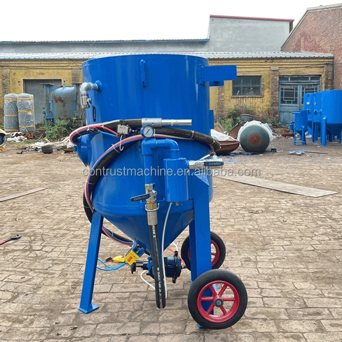 Portable Turntable Dry Sandblasting Machine Blaster Cabinet