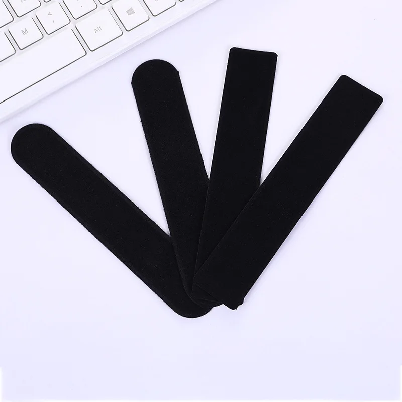 Mini Square Velvet Gift Bag Black Velvet Pouch Single Pen Case Pencil Bag flannel pen bag