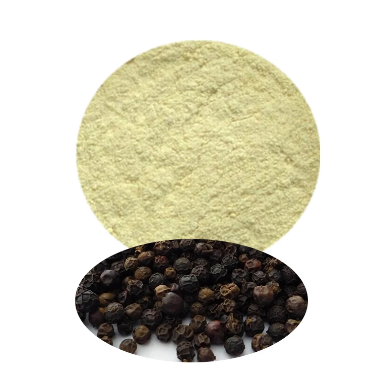 Высокое качество Лучшая цена ВЭЖХ 98% Пиперин черный перец экстракт порошок