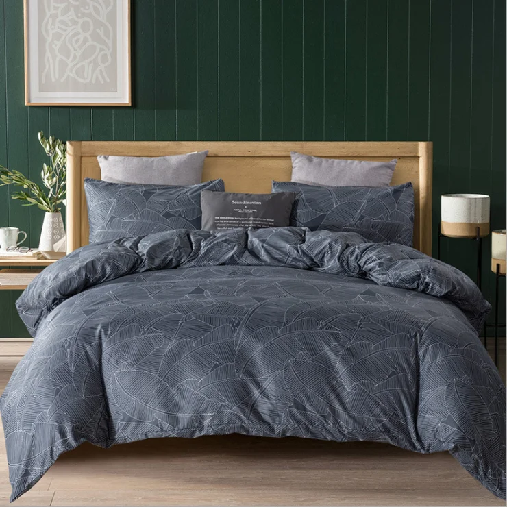 High Quality White Bed Sheets 100% Polyester Wholesale Printed Cheap All season Bedding Sets Luxury Custom Print