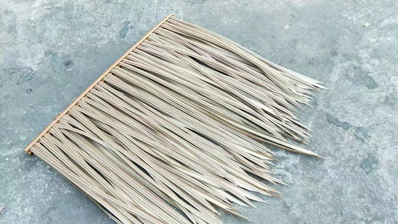 
Practical and durable plastic thatch roof 