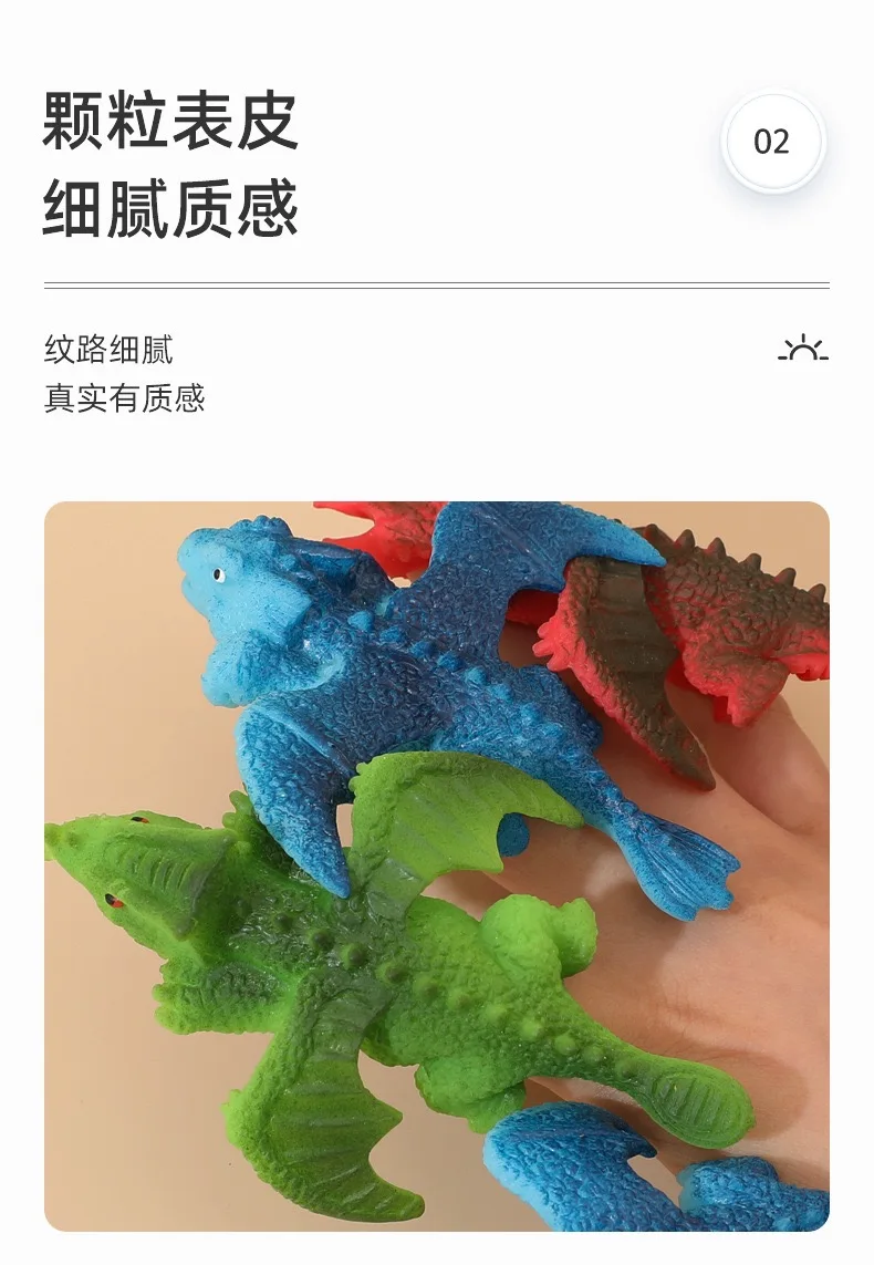 2024 New Hot sell decompression toy Elastic Flying Finger Dinosaur Catapult Launch Dinosaur decompression toy