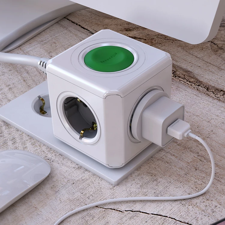 Powercube Switch  extension  desktop outlets with switch on off switch socket