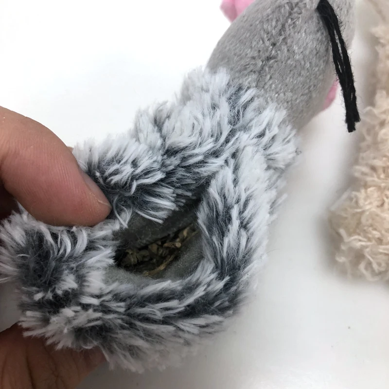 Kitten Toys Plush Mice Cat Toys With Catnip Replaced Cat Mouse Toys 3pcs/set