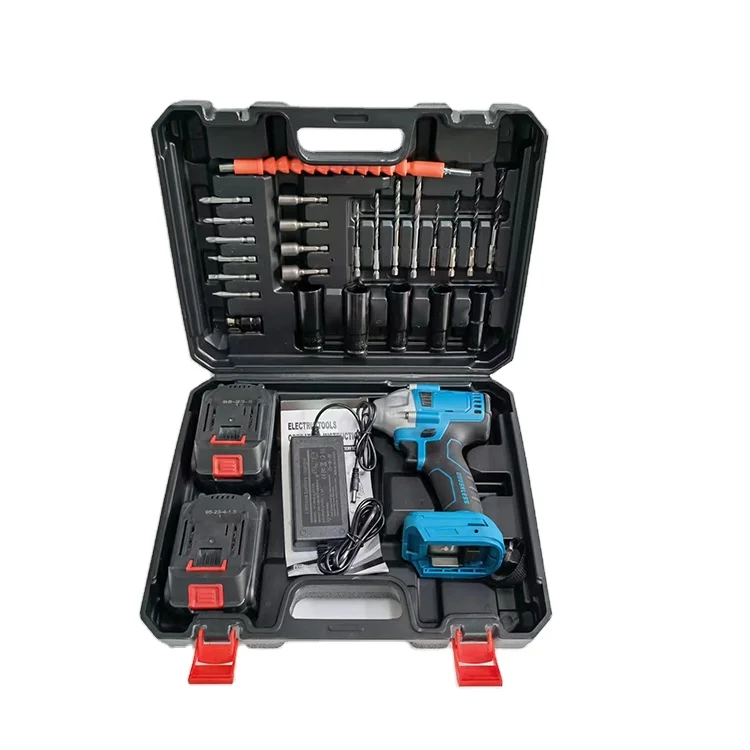 High Quality Durability Hand Drill Machine Toolbox Electric Brushless Impact Wrench