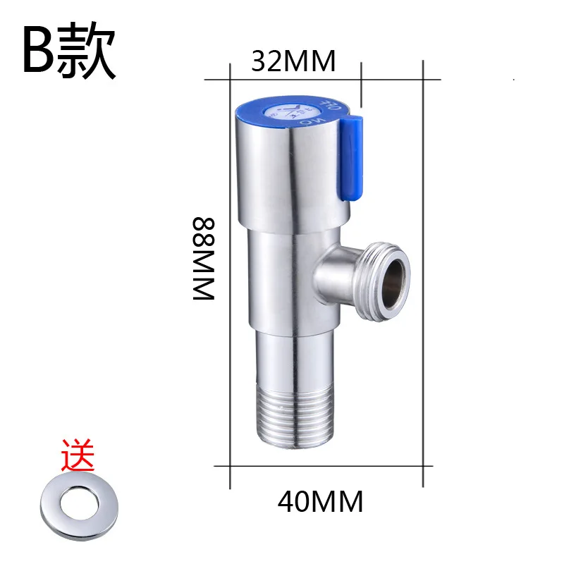 Customized stainless steel valve fittings for corner valves in factories