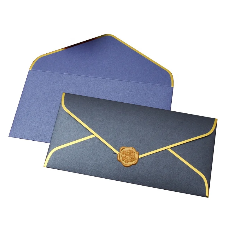 High Quality DL Metallic Colored Envelopes Custom Pearl Paper Envelopes For Business Invitation Cards