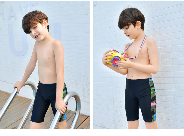 wholesale 2019 hot sell printed swim shorts boy  swimwear