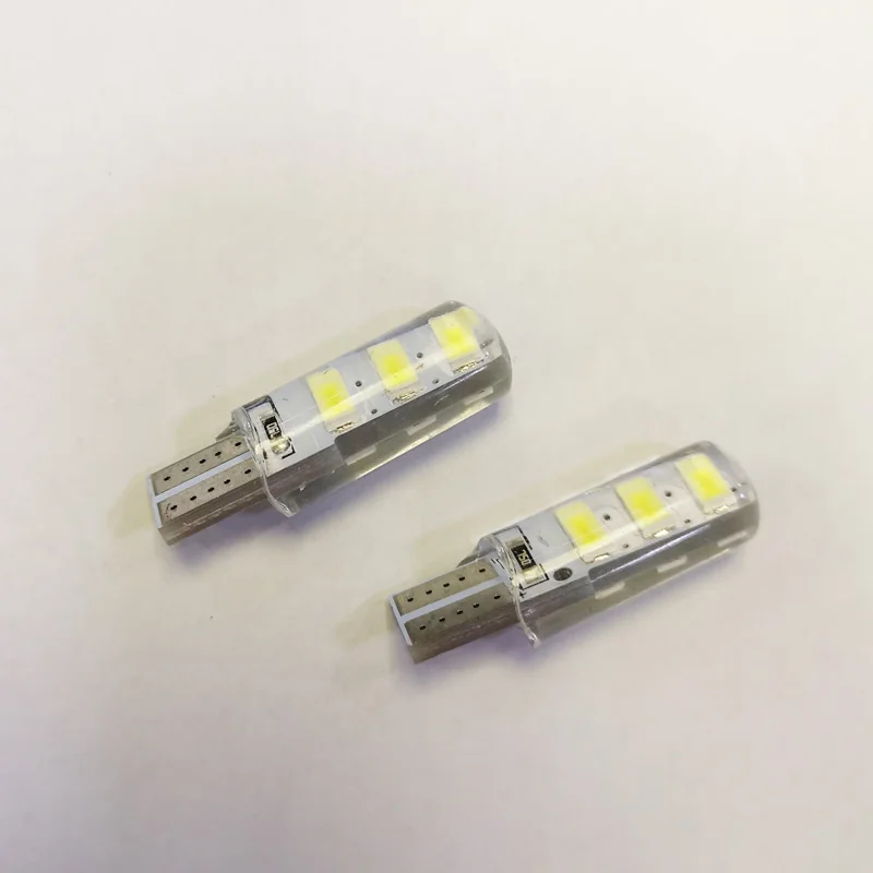 T10 6SMD 5630 силиконовая гелевая крышка с защитой от нагрева 1 Вт яркая автомобильная светодиодная