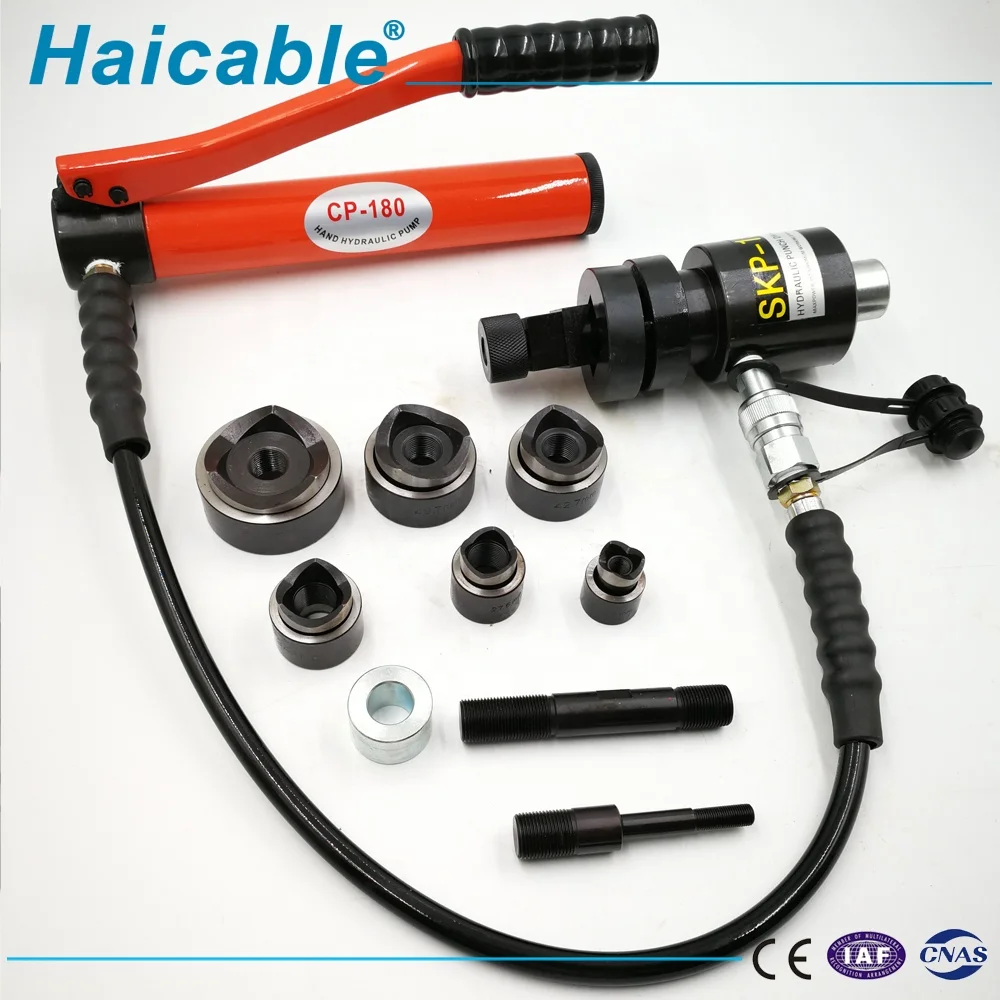 Hydraulic Knockout Punch Driver SKP-15 Photo Metal Hydraulic Hole Puncher