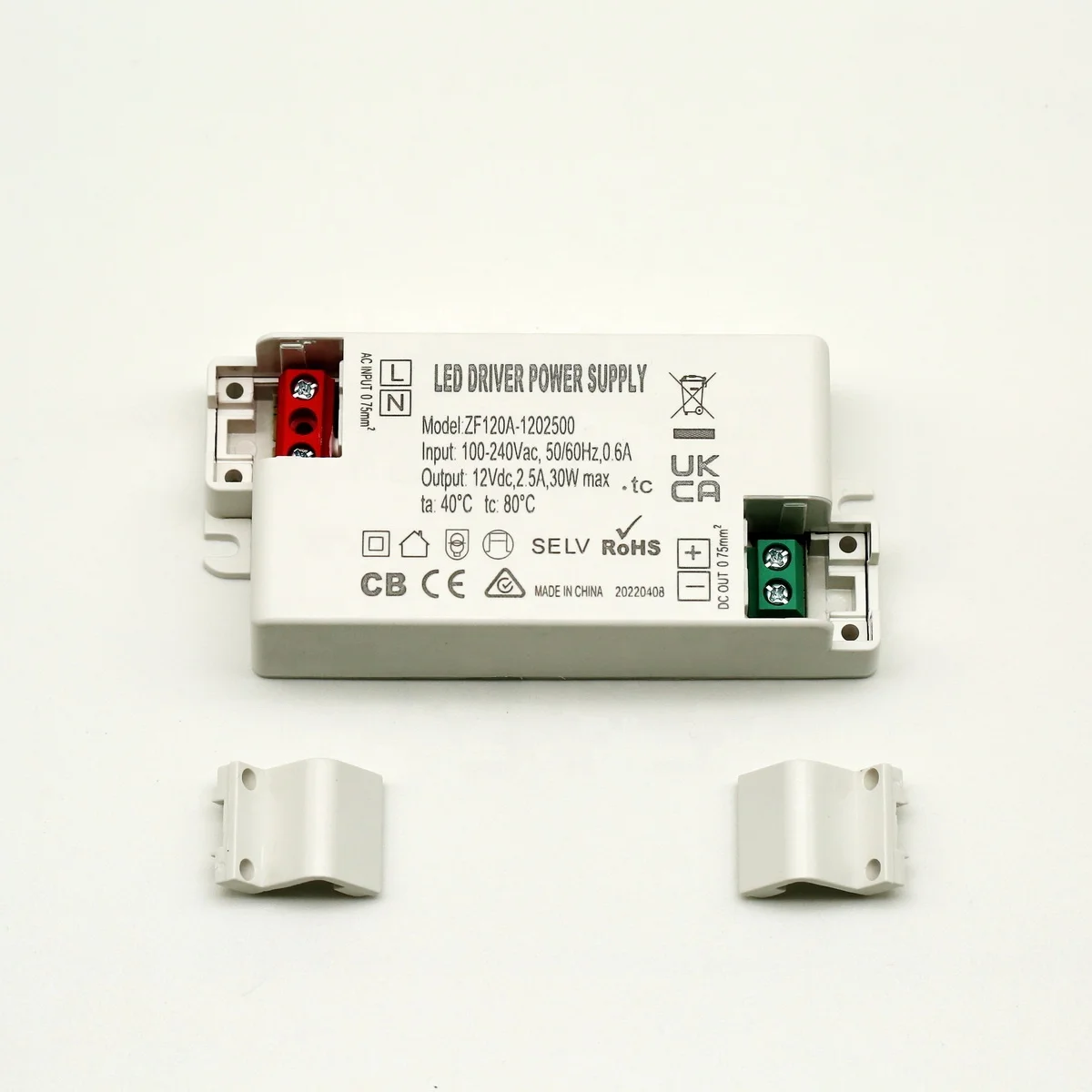 Ac 100-240V to Dc 12 Volt 2.5Amp Power Supply Led Transformer 12V 2.5A Driver for Strip 30W