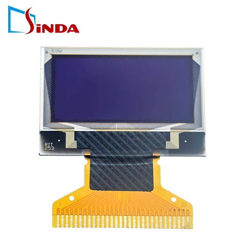 0.96 oled white 12864 p0.5 0.5mm FPC micro oled display