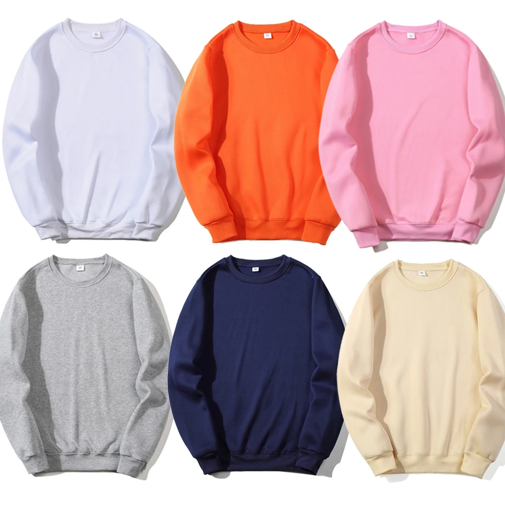 
China Manufacturer Cheap Hoodies Sweatshirts Wholesale Muti-color Mens Crew Neck Sweatshirt Blank Sport Sweater Men 