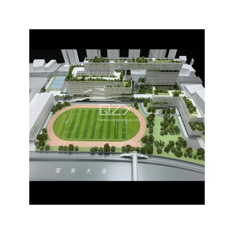 Proper Price Top Quality 1:300 Office Buildings Scheme Model Realistic Style Model