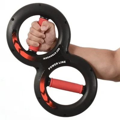 Arm strength training device figure 8 shape arm trainers spring power twister exercise the