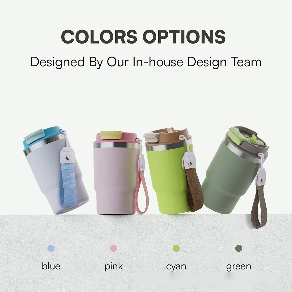 Factory Direct Supply 16oz Double Wall Coffee Cup Thermos Cafe Chaud Car Accompanying Thermos Cup