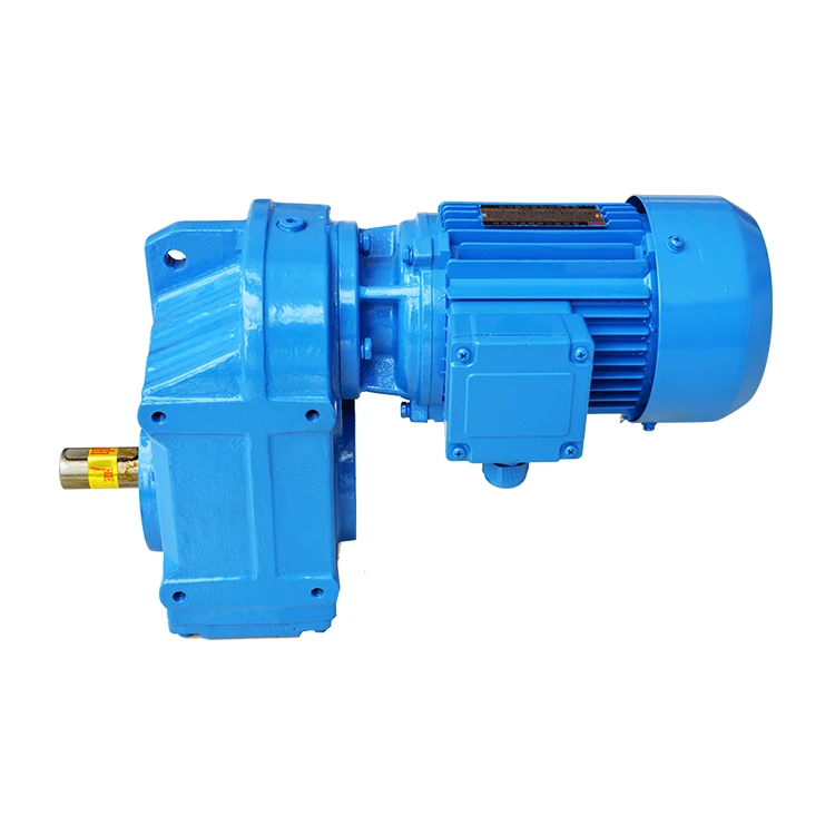 solid shaft output parallel multi speed helic gear motor reducer with brake for 10 tonne and 5 tonne gantry hoist