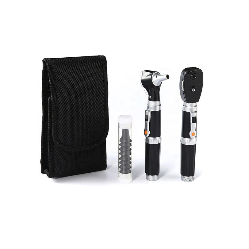 HS-OTP10 B Professional Wholesale Factory Digital Handheld Ent Diagnostic Set With Ophthalmoscope Otoscope