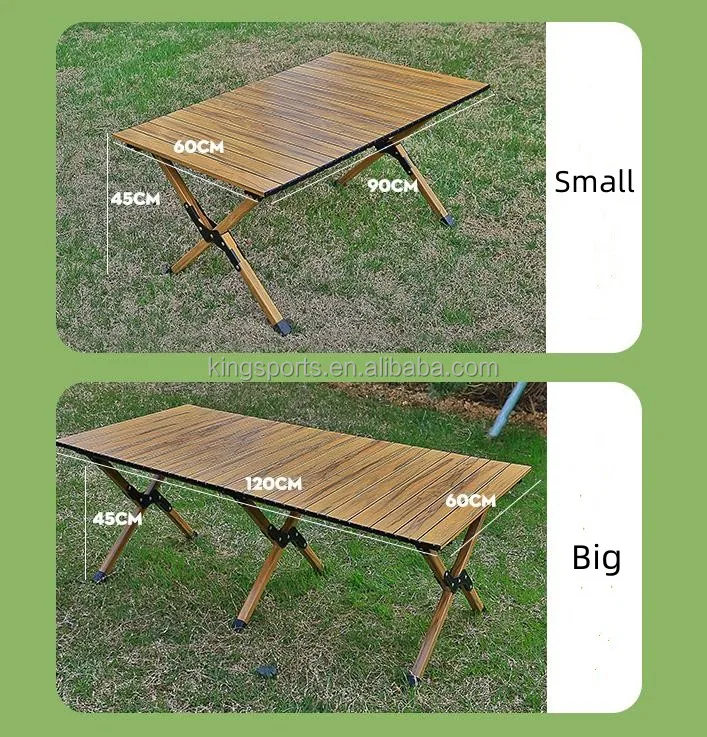 Wooden Tables Roll Type Foldable Camping Outdoor Furniture Best Price and Quality
