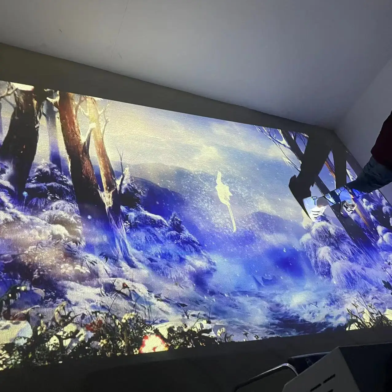 OEM Factory Alibaba Stock Price With interactive floor Video Display Function