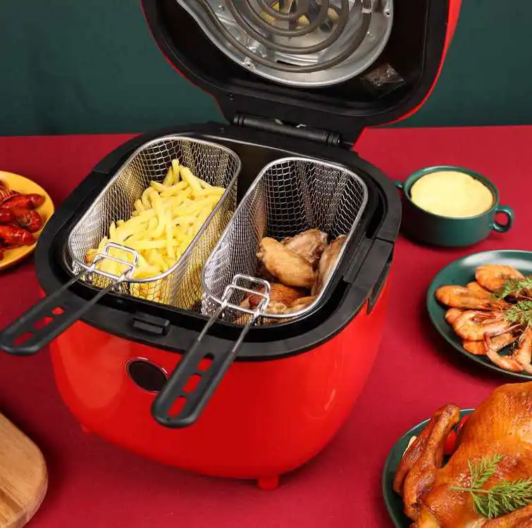 Home small appliance Kitchen electrico olla freidora de aire sin aceite digital industrial