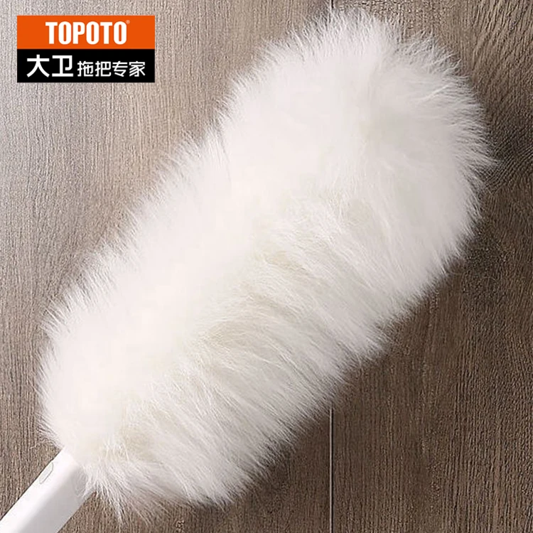 TOPOTO Premium 100% Lambswool Car Care Auto Cleaning Wool Dust Wheel Brushes Car Duster