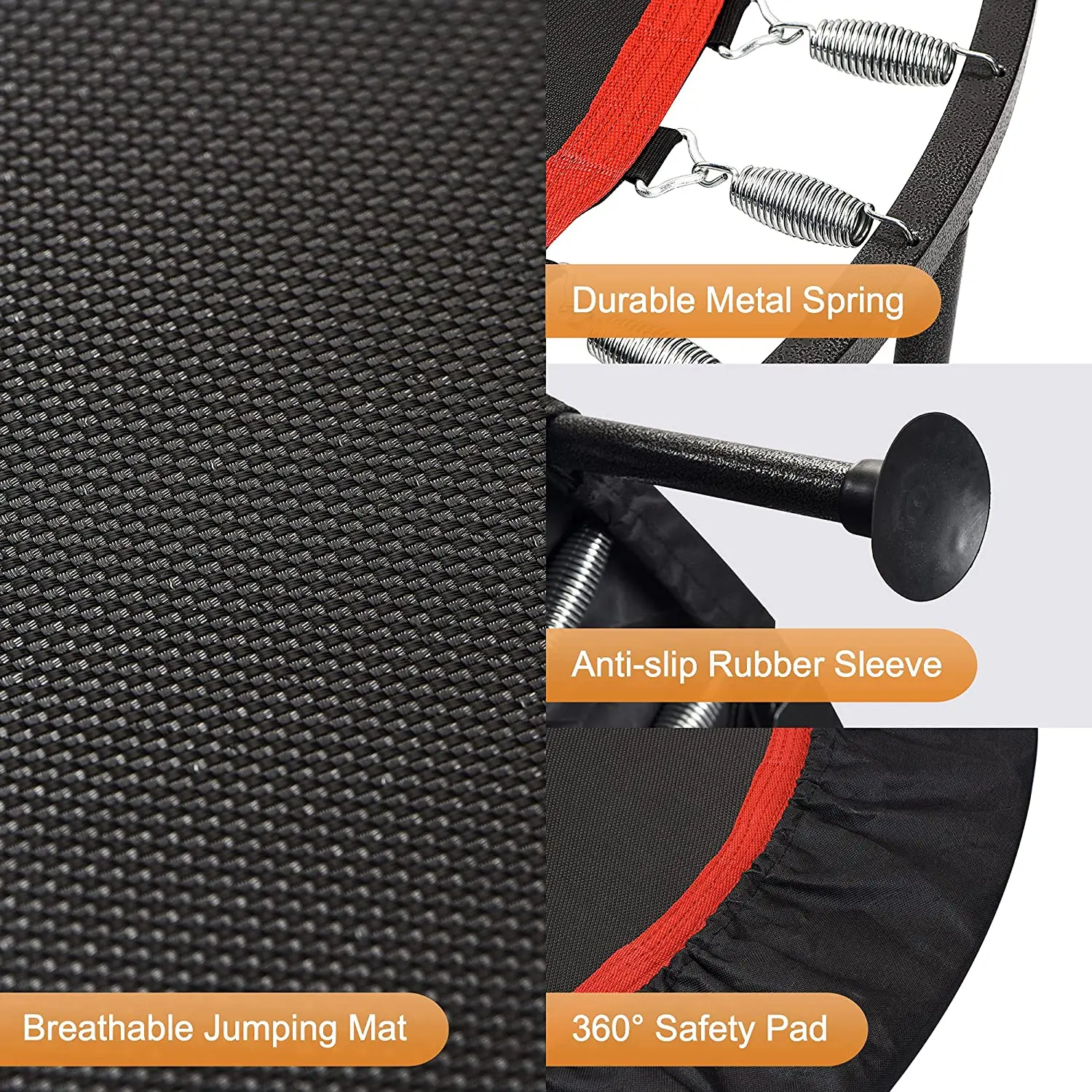 New 2022 Model Folding Indoor Mini Trampoline Fitness Rebounder Sale for Adults to Lose Weight