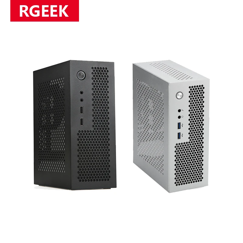 Настольный мини-корпус для компьютера RGEEK A09 ITX, мини-корпус для ПК, поддержка маленького 1u гибкого источника питания