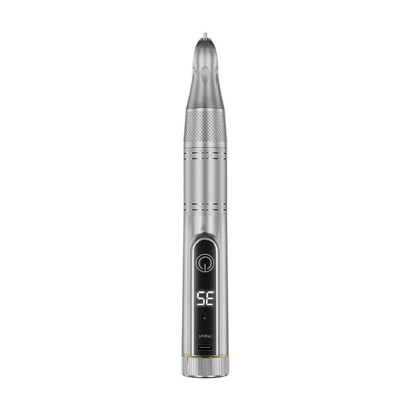 USB Rechargeable Nail Drill Pen Portable Wireless 35000 High Speed Professional Gel Nail Remover Cordless Colorful Nail Polisher