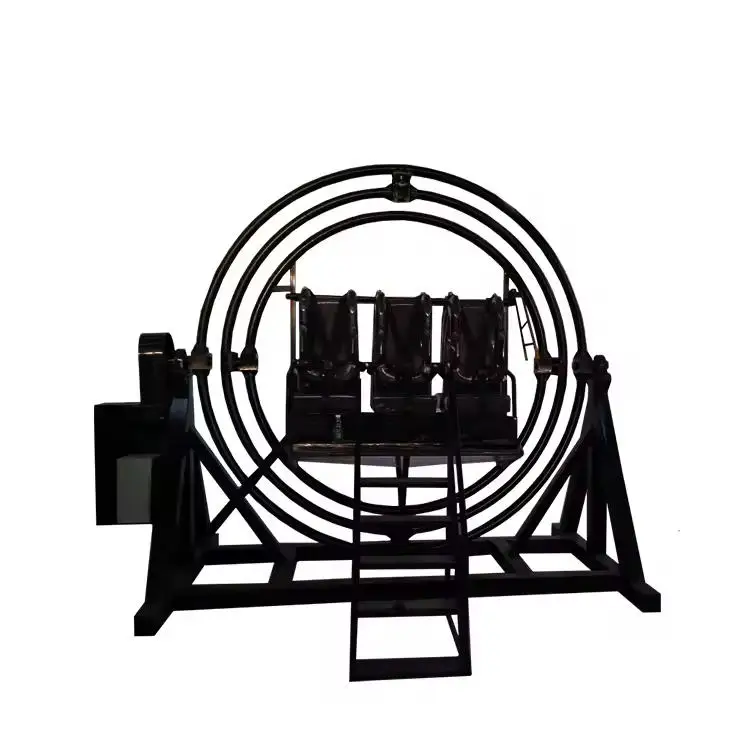 Fantasy human gyro rides Virtual reality simulated rides park for sale