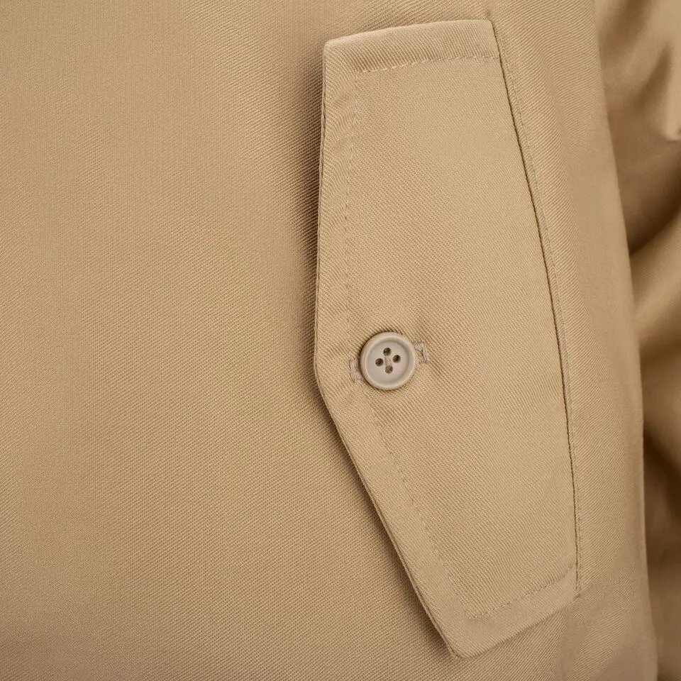  Черная Мужская классическая куртка в стиле Харрингтона с молнией и воротником на заказ