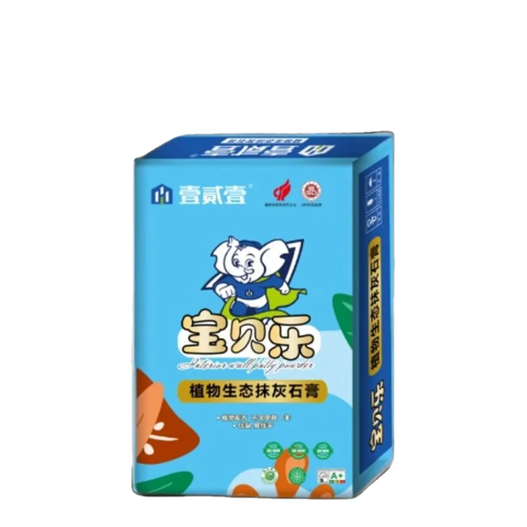 Lightweight Interior Wall Plastering with Gypsum Powder Easy-to-Apply Lime Plaster for Interior Construction